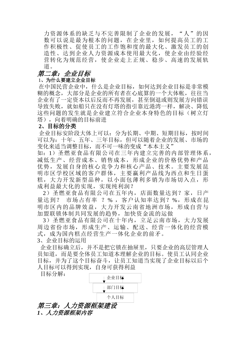 某食品公司人力资源规划_第2页
