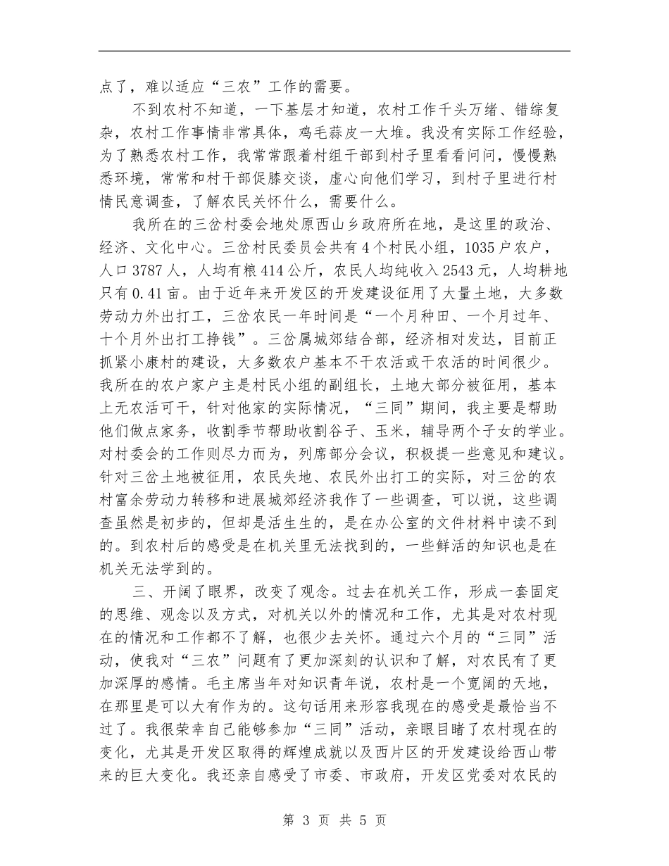 进村入户后的个人总结_第3页