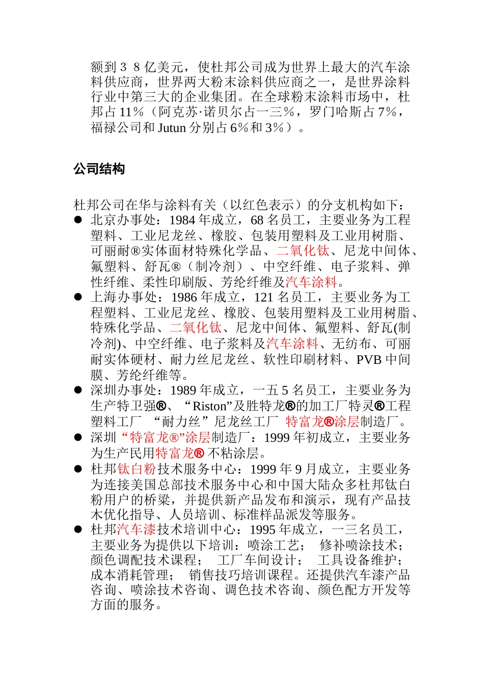 厂商调查之杜邦调查_第2页