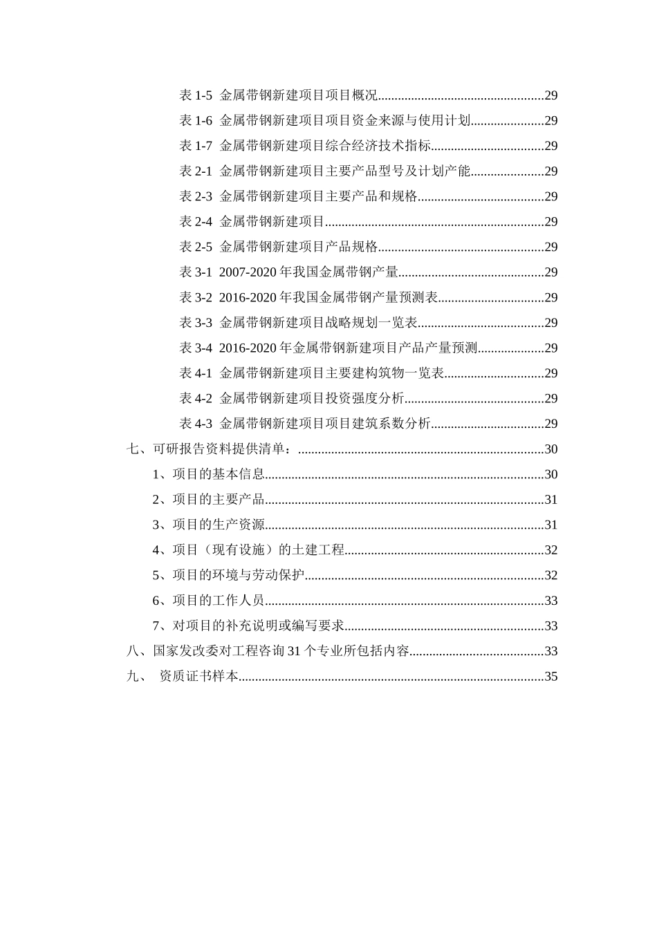 金属带钢项目可行性研究报告_第3页