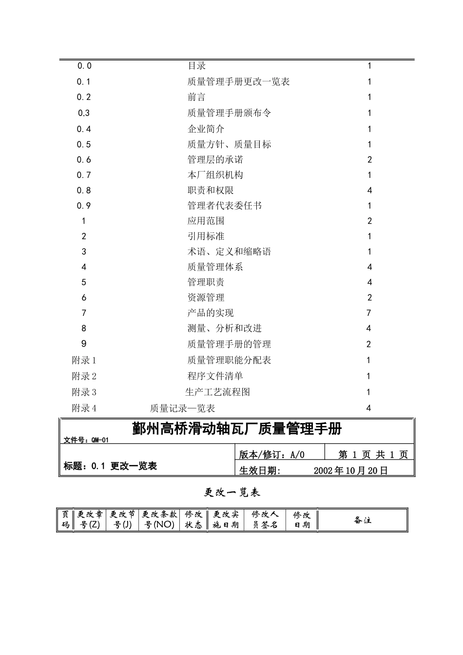 鄞州XX滑动轴瓦厂质量管理手册(DOC 41)(1)_第2页