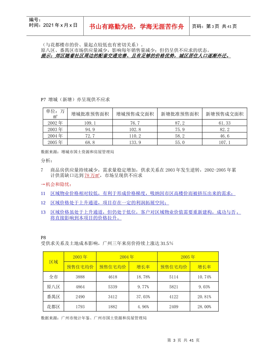 金地-荔湖城大盘项目价格策略报告_42页_第3页