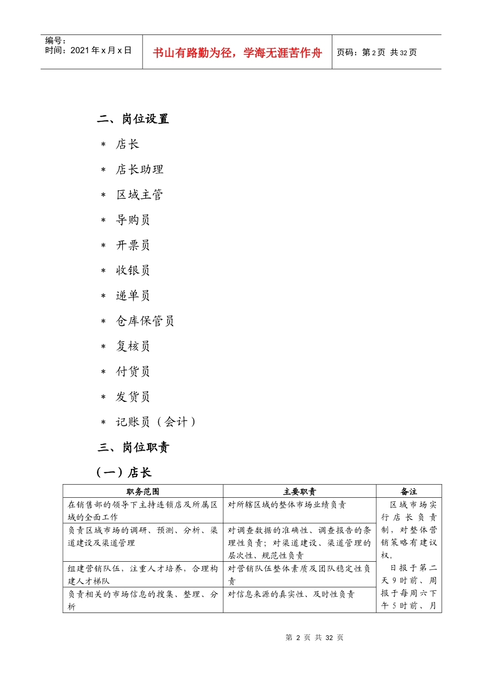 金爱心连锁店管理制度_第2页