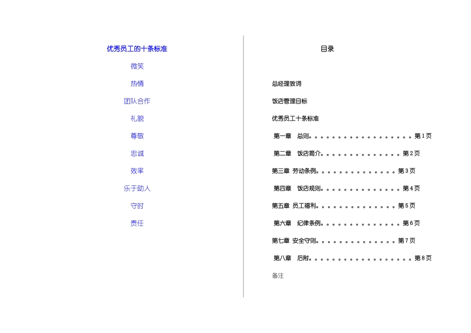 某酒店员工条例手册_第2页
