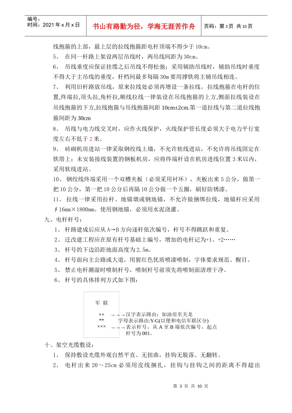 重庆联通光缆工程施工规范_第3页