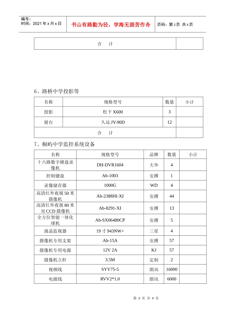 采购清单doc-附件：_第3页