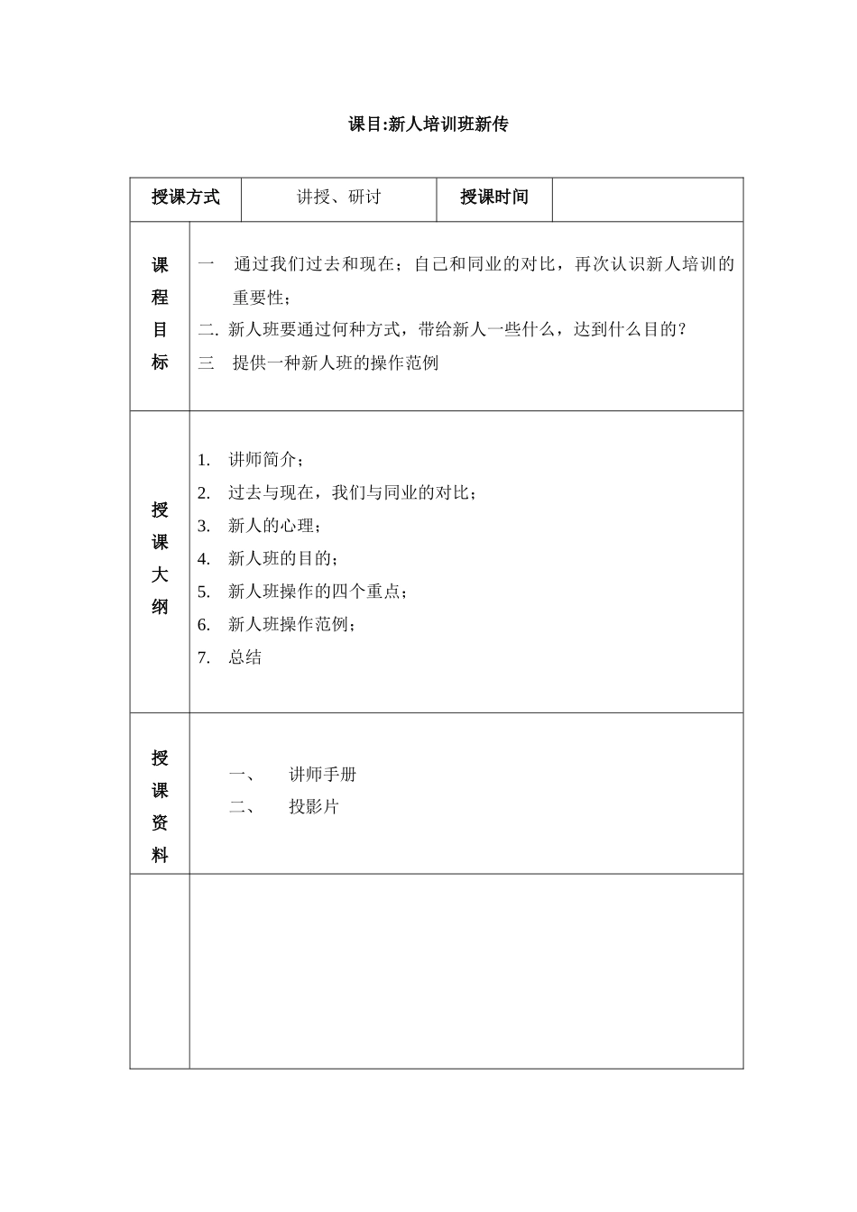 新人培训班新传讲师手册_第1页