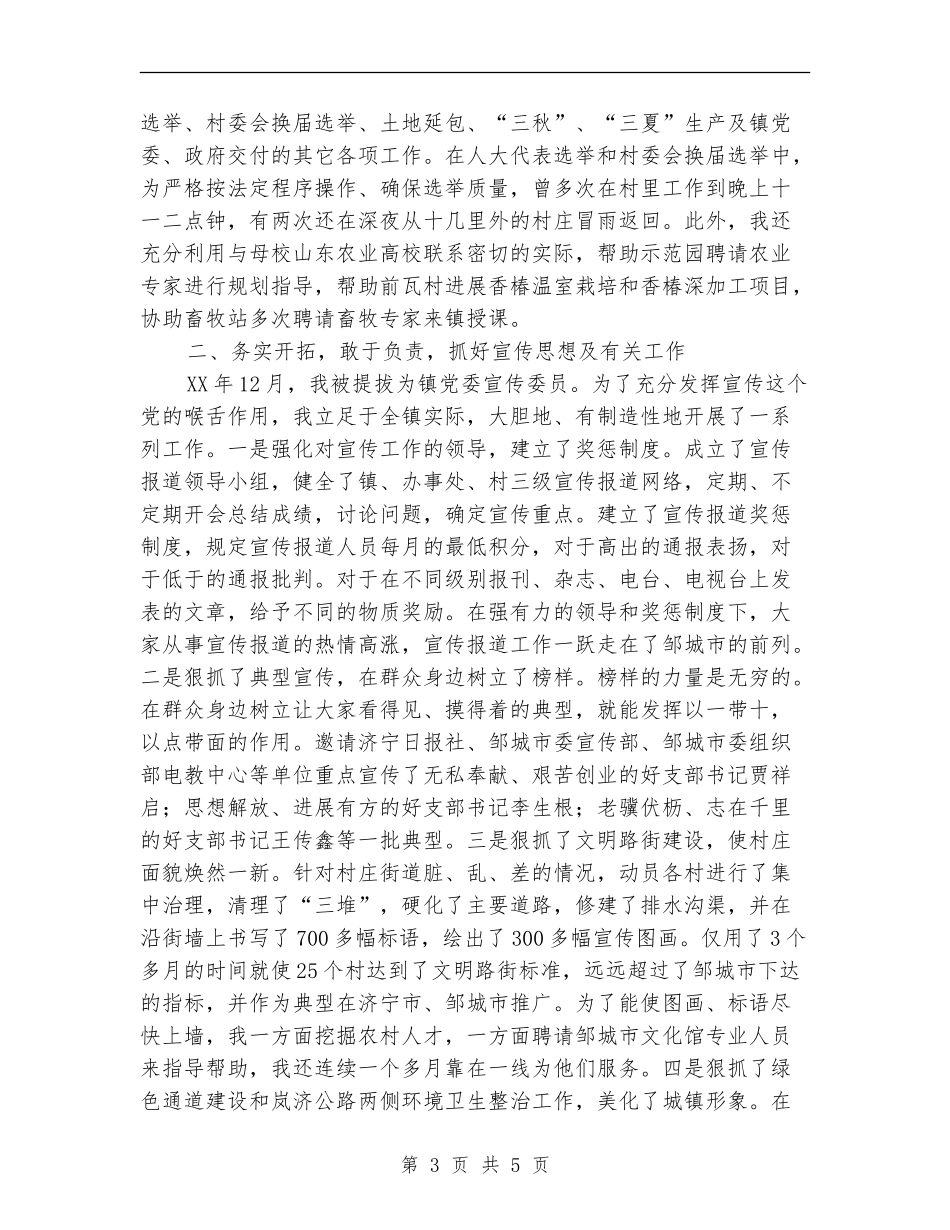 助理镇长个人工作总结_第3页