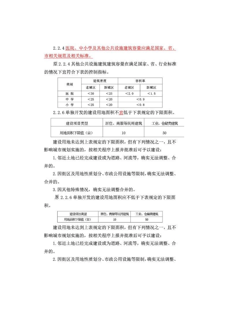许昌市城乡规划指标指导见(优化稿)建筑指标控制_第3页