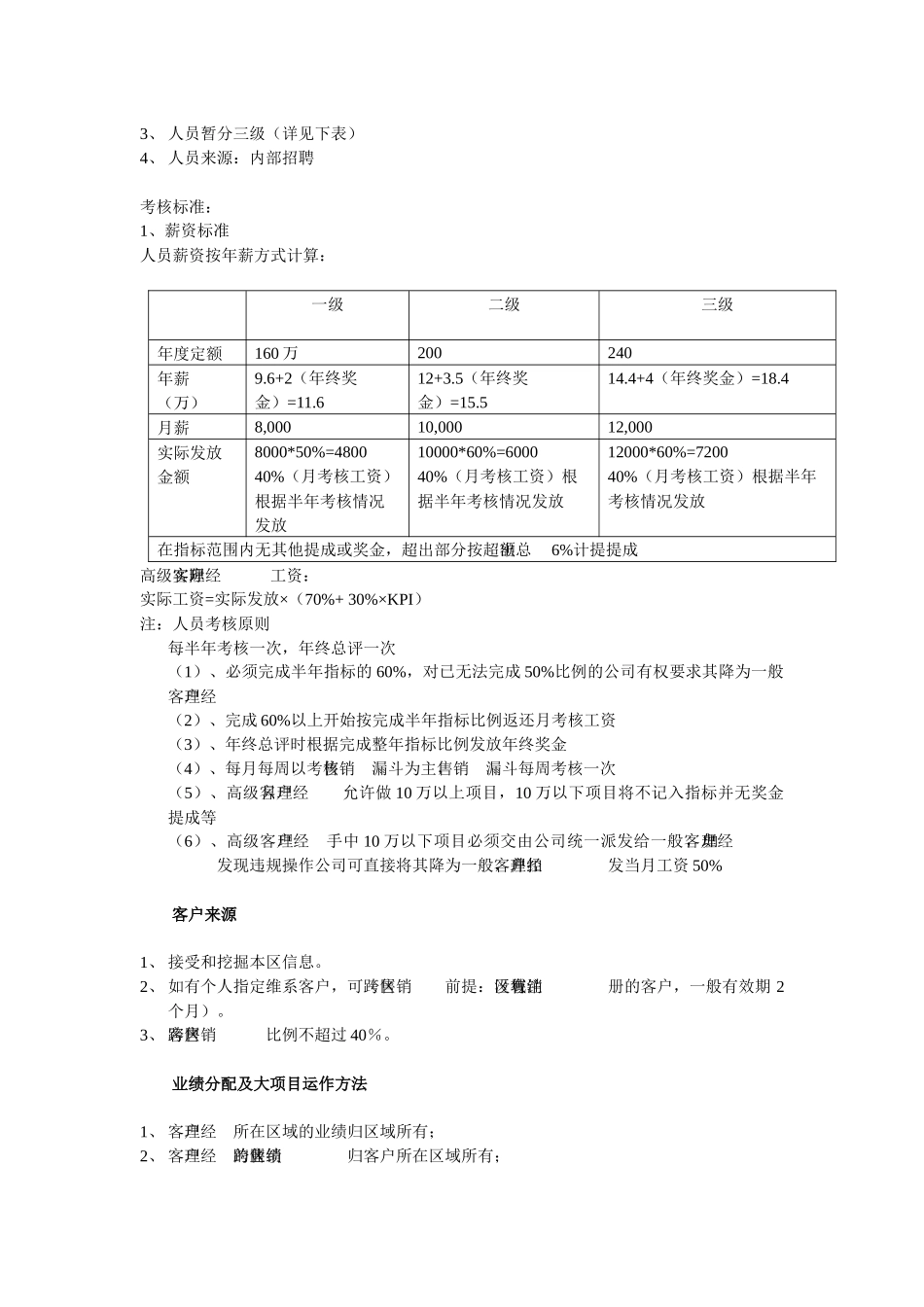 常规销售考核办法_第3页