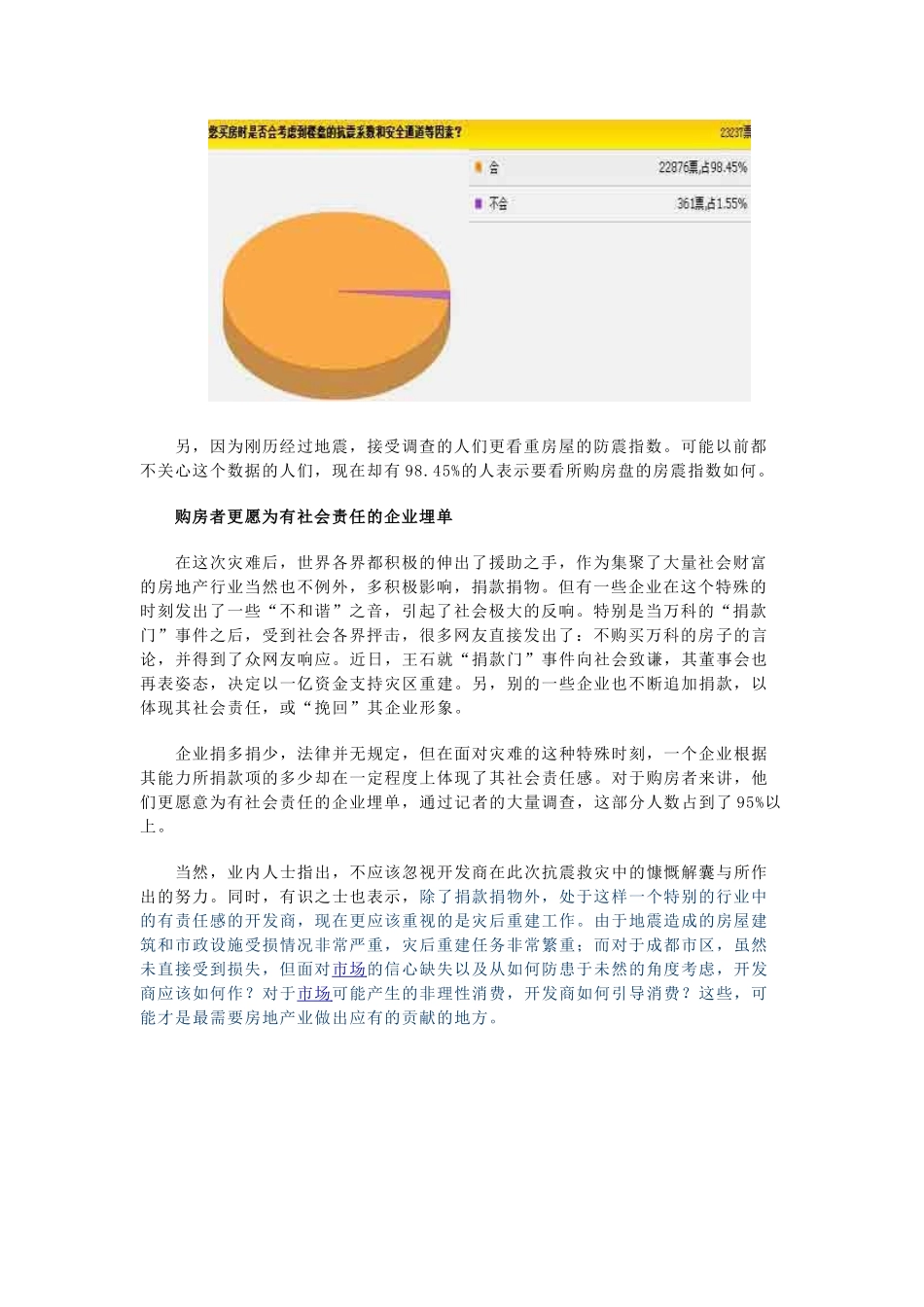 地震对房地产消费市场影响调查分析_第3页