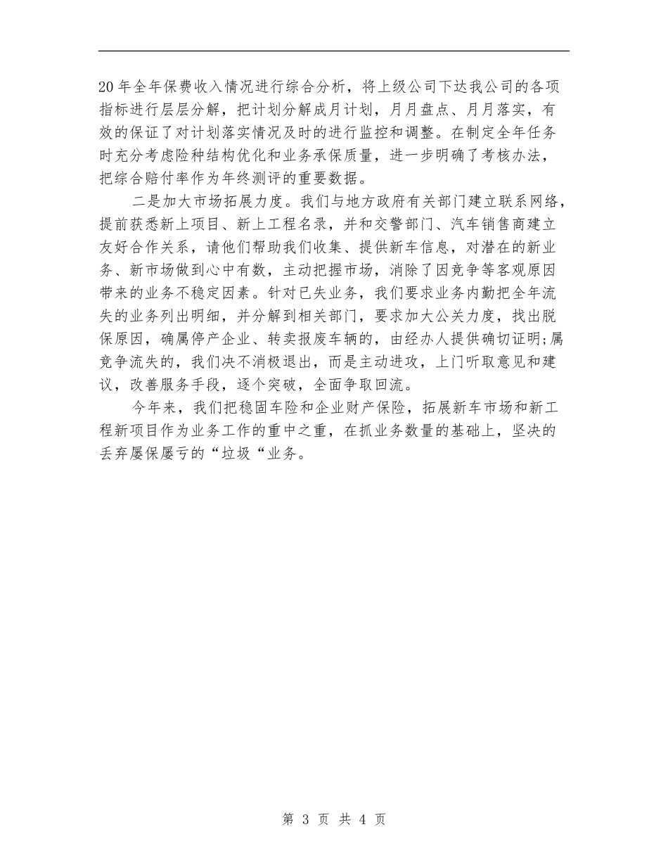 2024财产保险个人年度工作总结_第3页