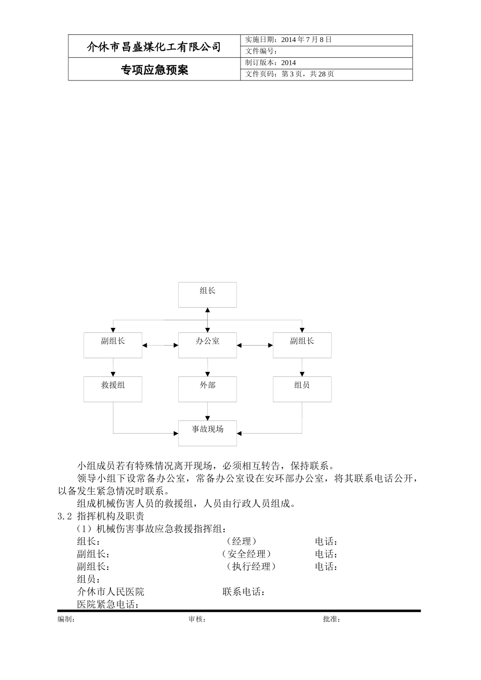 煤化工专项应急救援预案_第3页