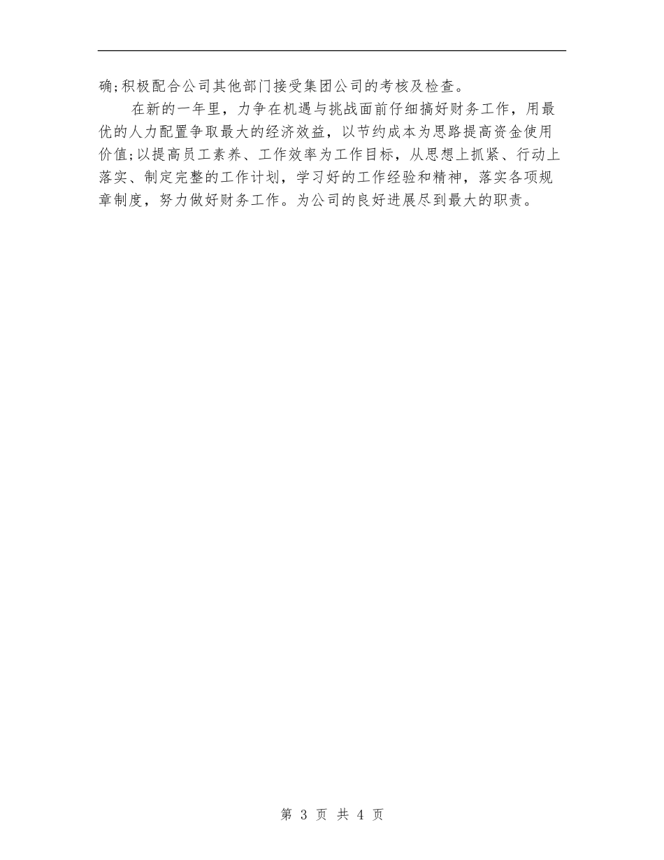 财务部工作计划推荐_第3页