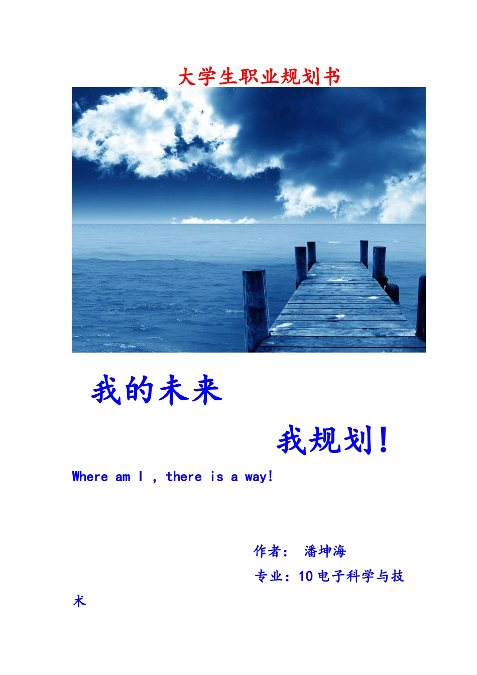职业生涯规划大赛2796917412_第1页