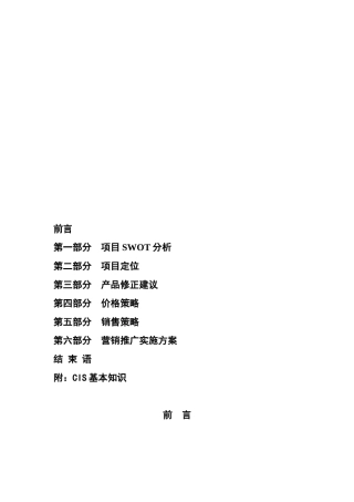 大众营销推广实施全案