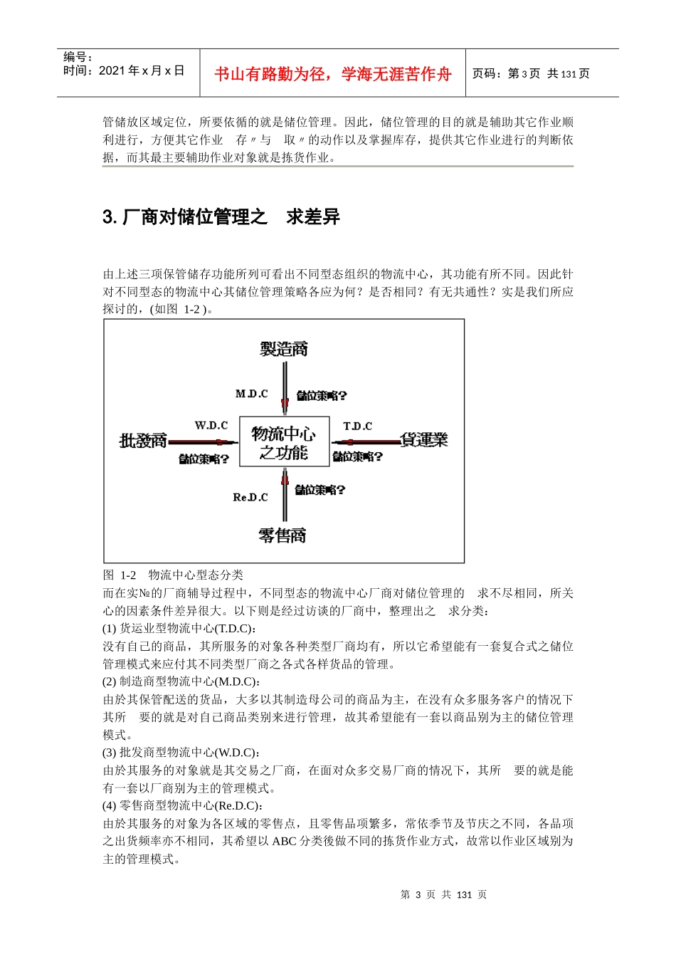 物流中心储位管理（推荐DOC124）_第3页