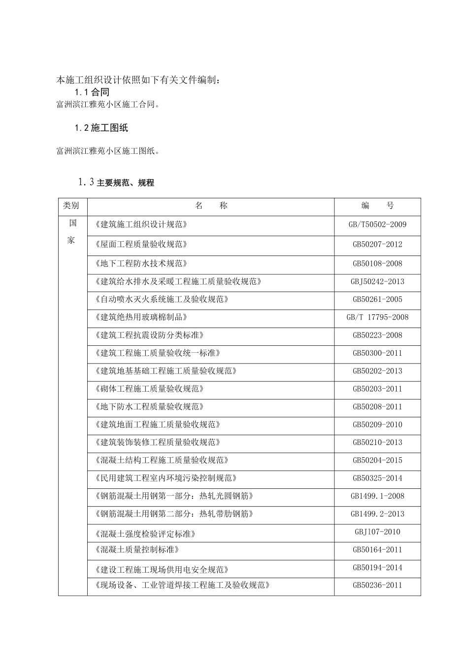 滨江雅苑施工组织总设计_第2页
