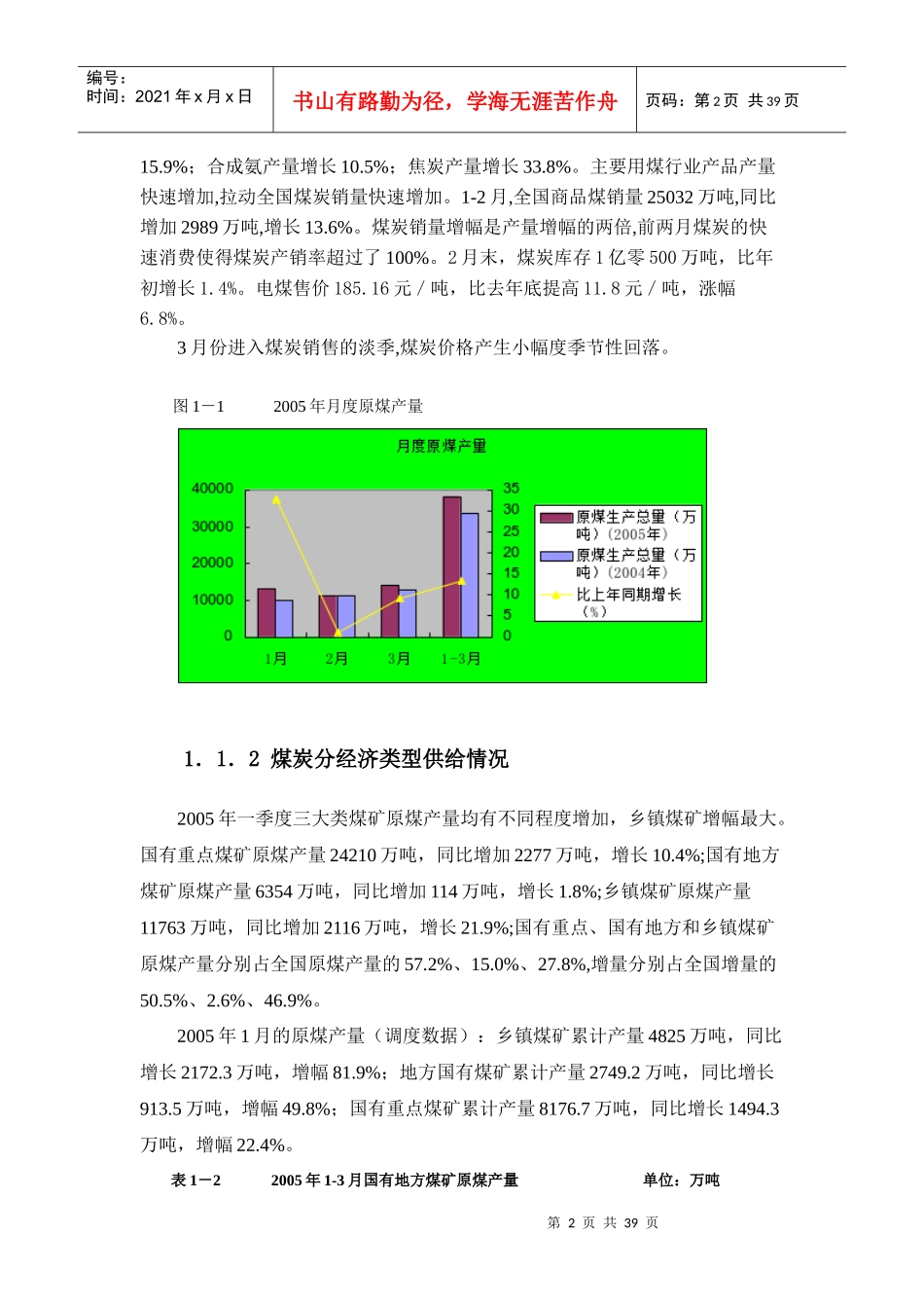煤炭行业月度分析报告(DOC36)(1)_第2页
