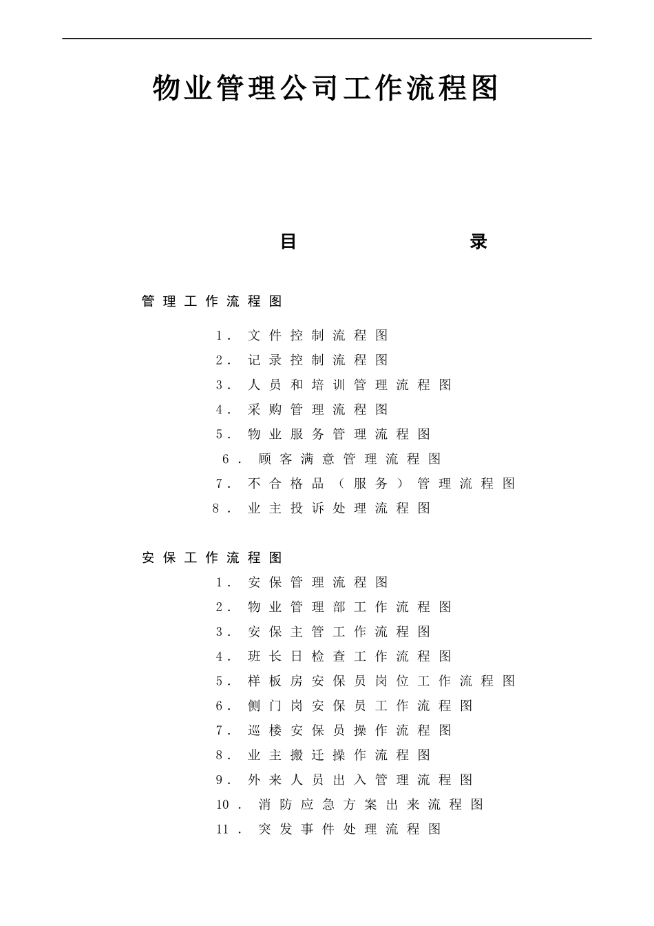 物业管理公司流程图2_第1页