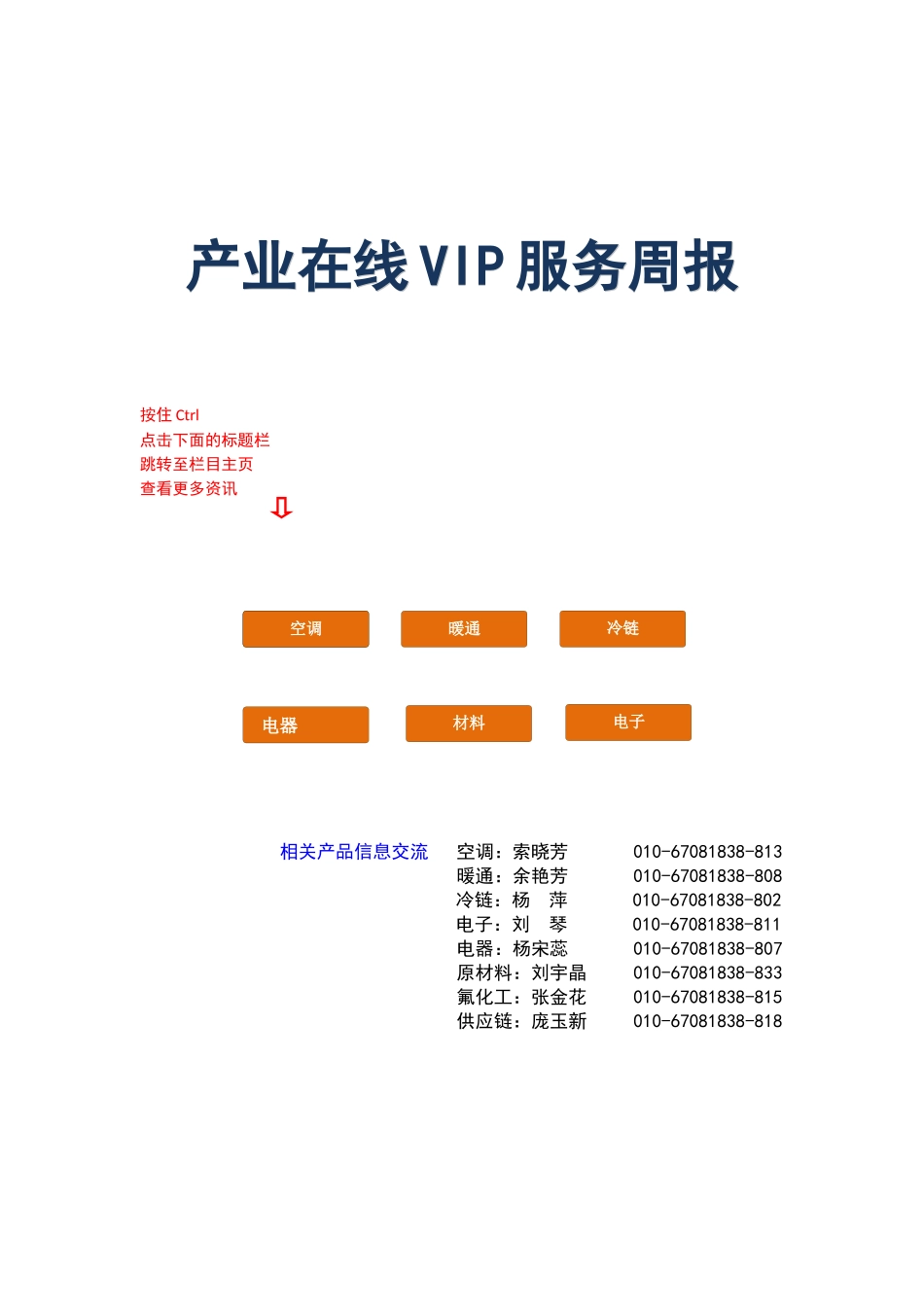 产业在线VIP服务周报_第2页