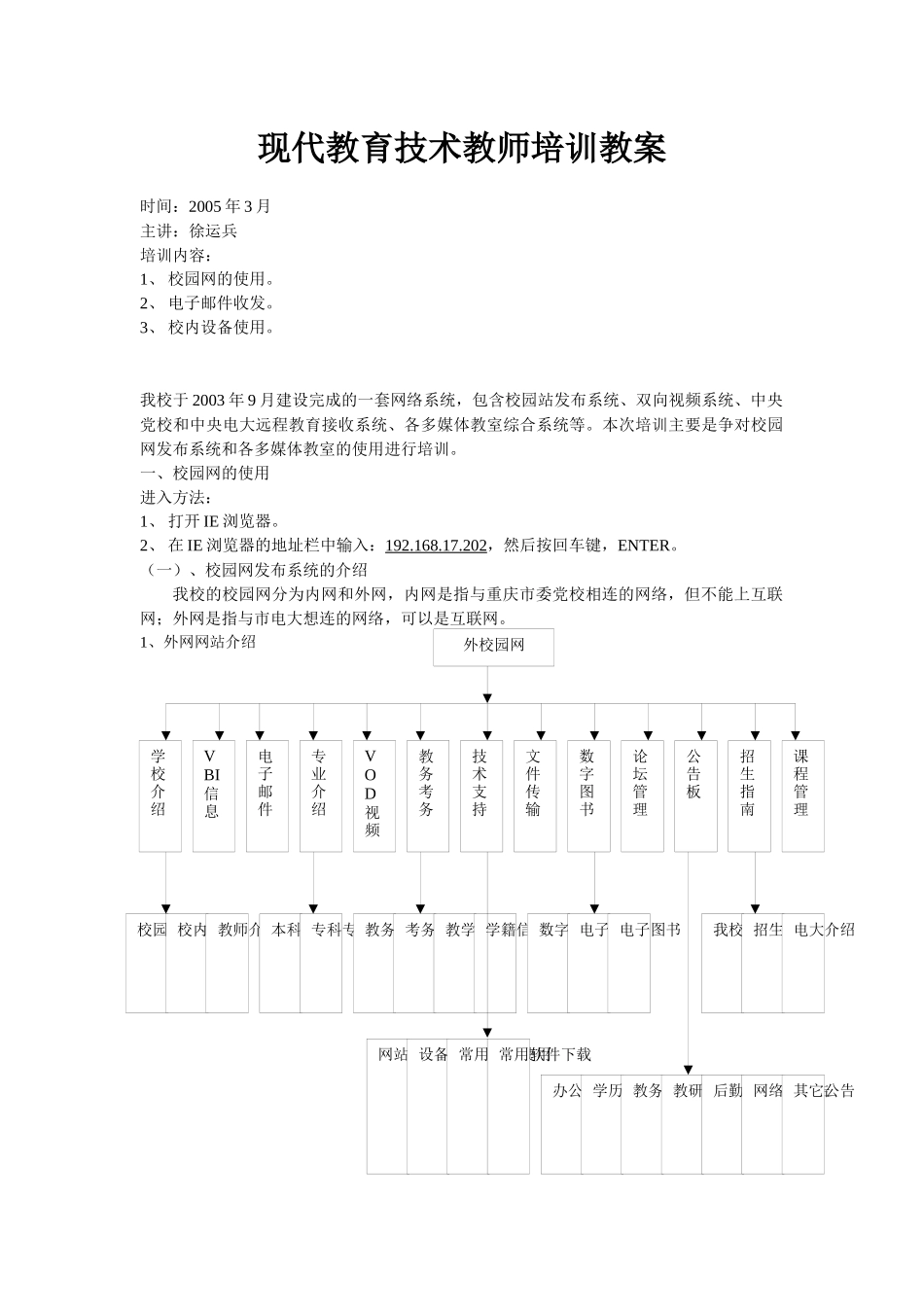 现代教育技术教师培训教案_第1页