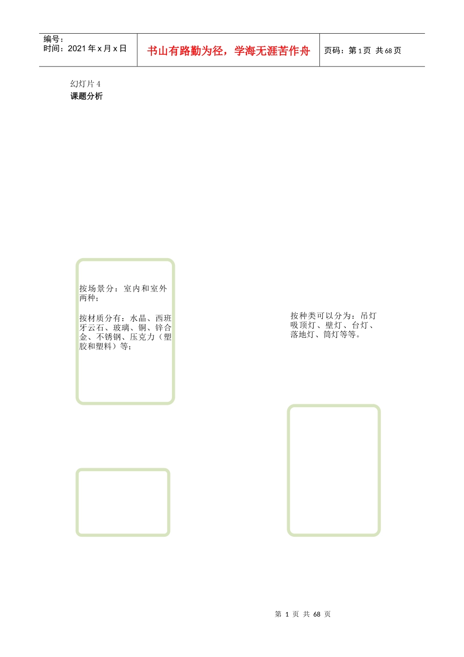 灯具-市场调查报告1_第1页