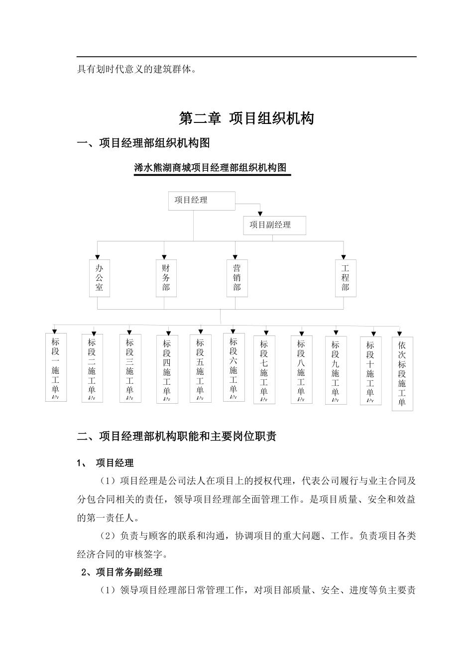 熊湖商城施工组织设计方案_第2页