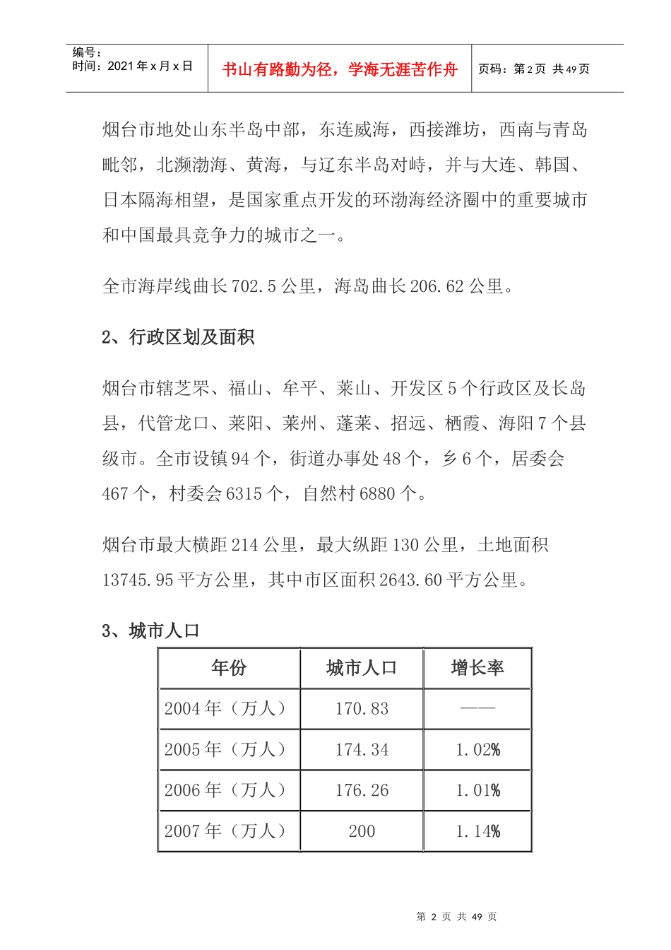 烟台房地产市场调研年度报告_第2页