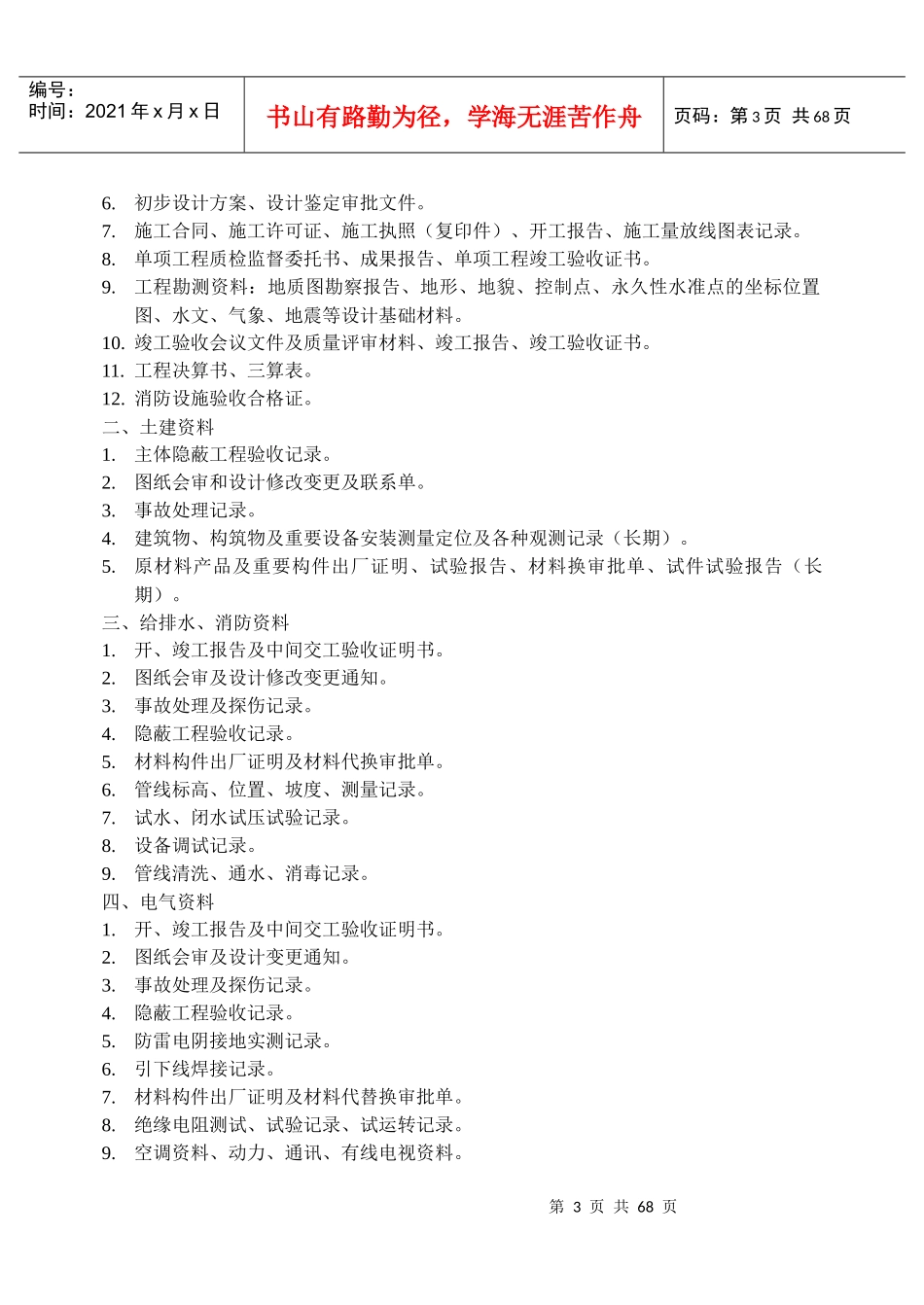 物业管理接管验收手册（61_第3页