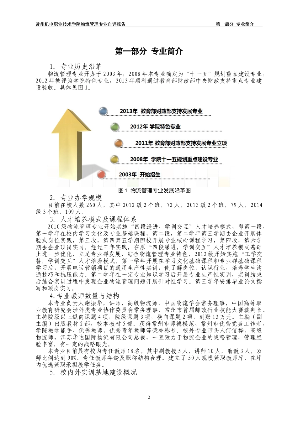 物流管理专业自评报告_第3页