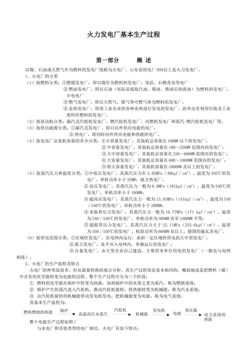 火电厂的生产流程_第1页