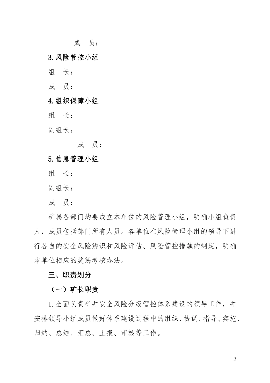 煤矿安全风险分级管控工作责任体系(DOC39页)_第3页