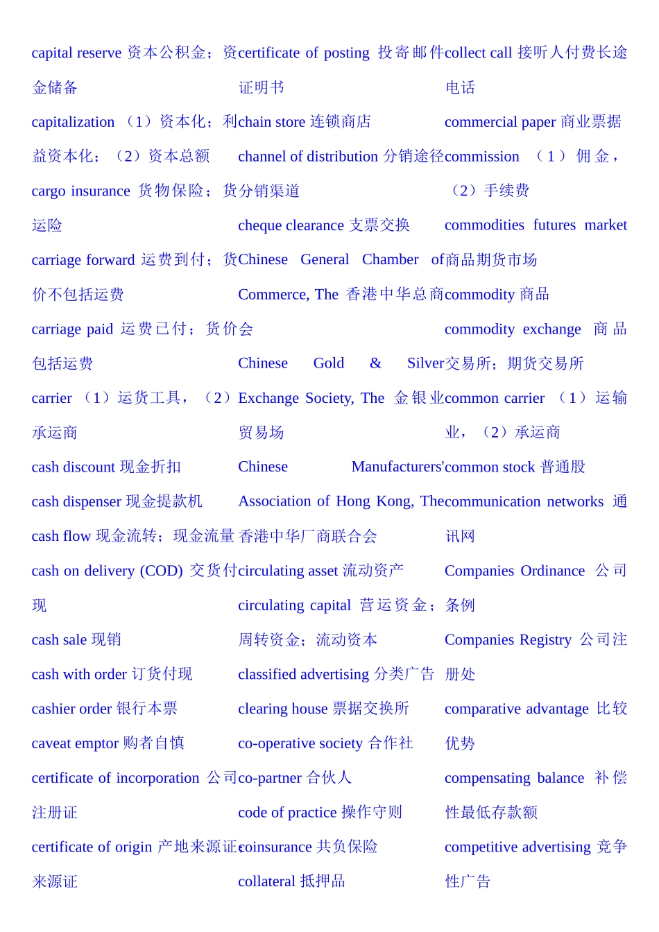 对外贸易常用词汇_第3页