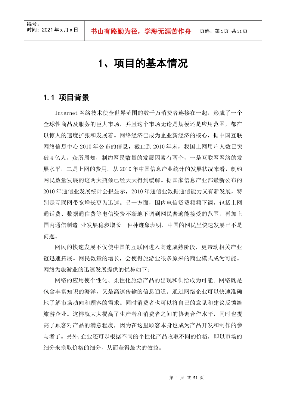 爱游河南网网站商业计划书_第1页