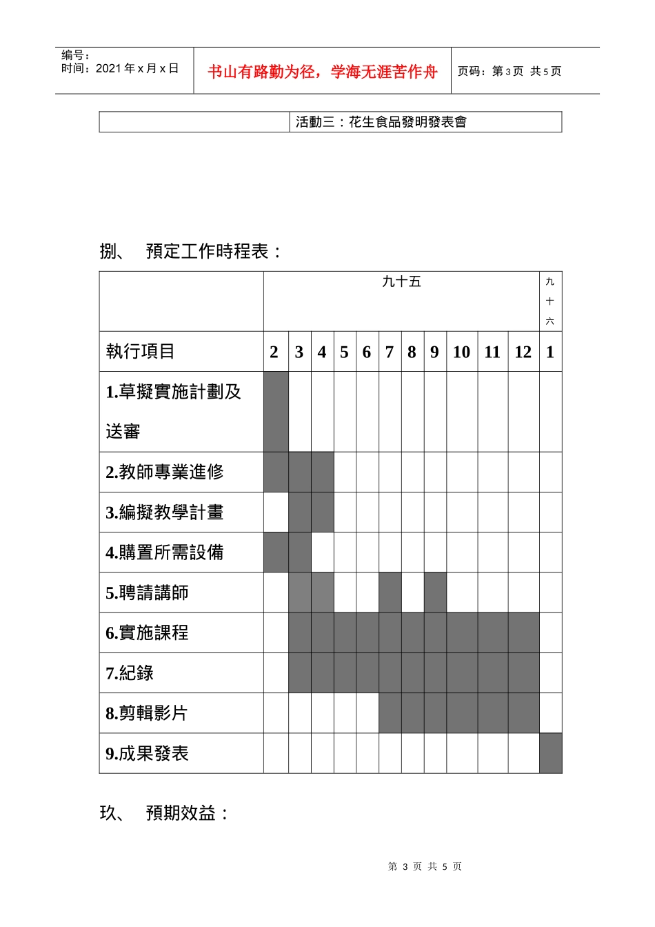 澎湖县池东国小创造力教学企划书_第3页