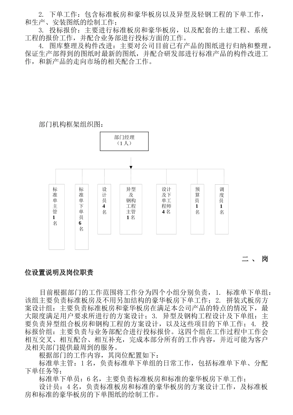 雅致轻钢房屋系统公司职位体系_第3页