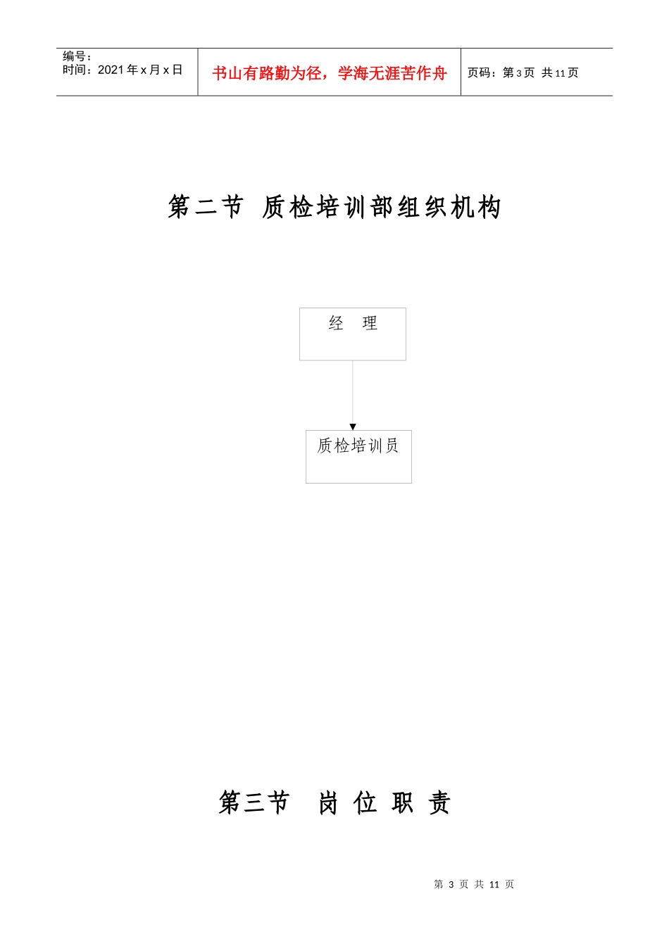 瀛洲宾馆质检培训部管理制度-杨文红_第3页