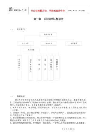 物业管理手册_131页_管理指导书