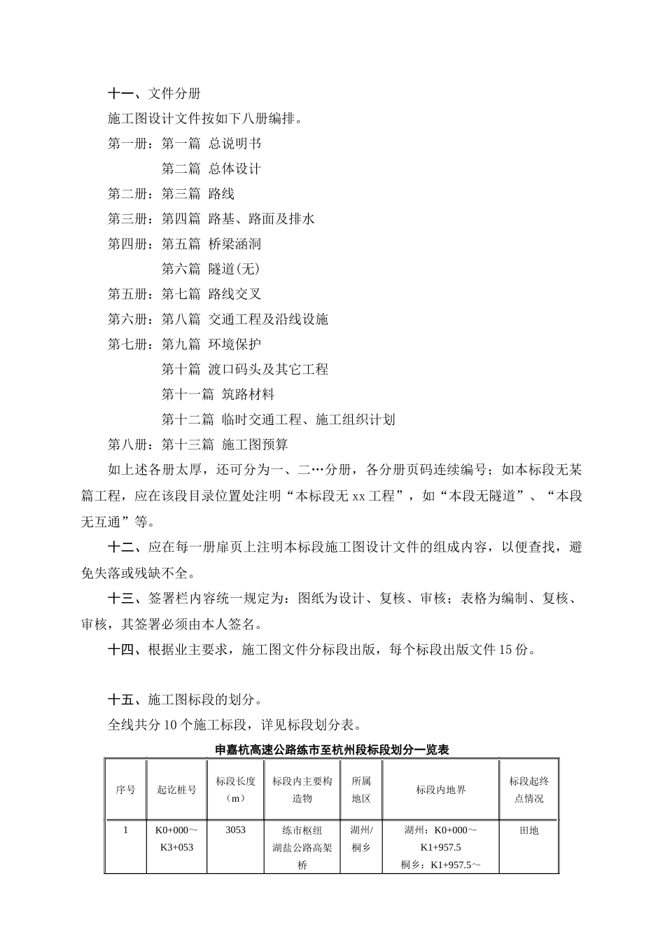 湖杭高速公路施工图设计说明_第3页