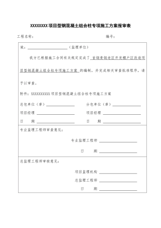 多高层钢混结构专项施工方案（53页）