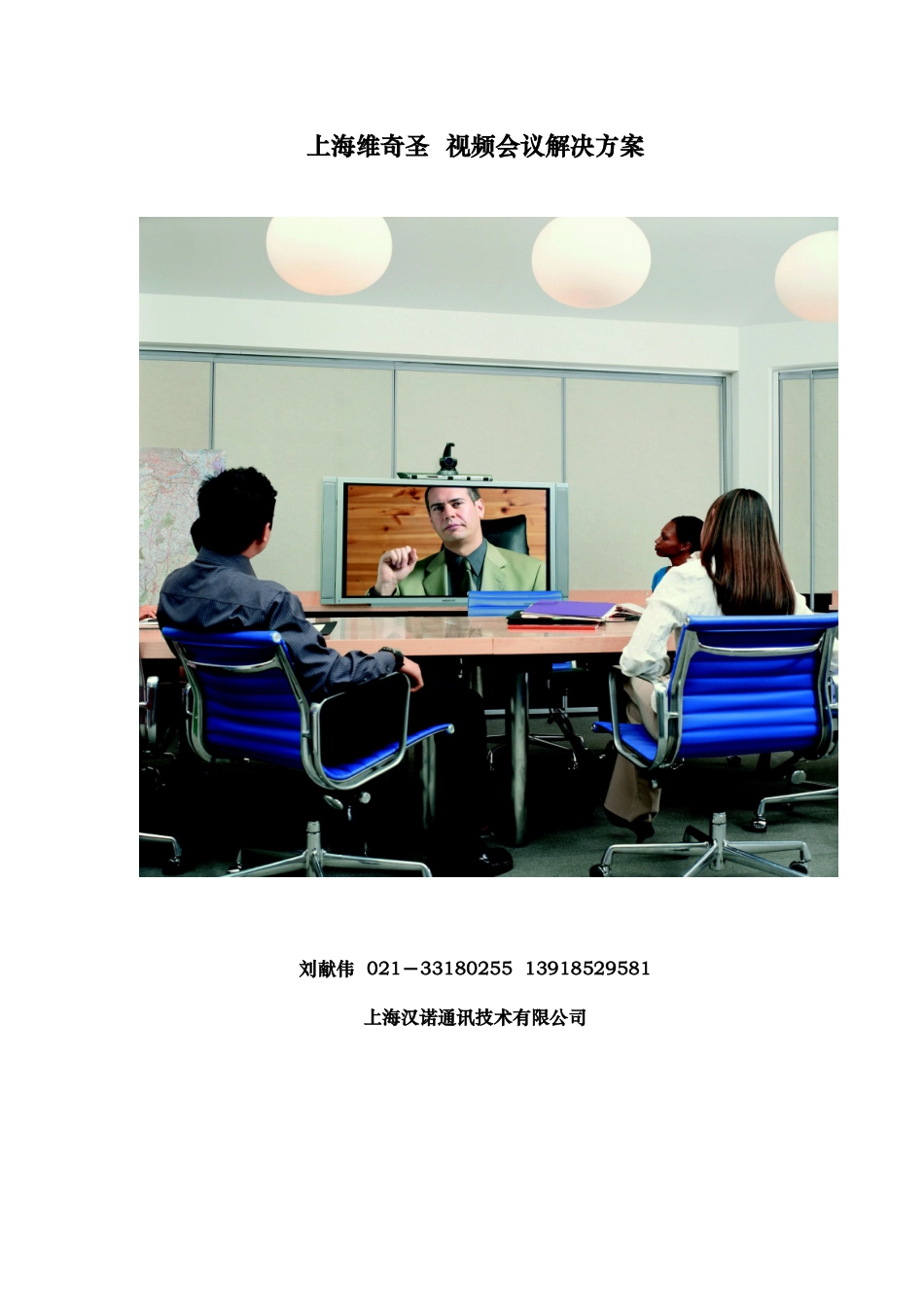 视频会议解决方案--简洁_第1页