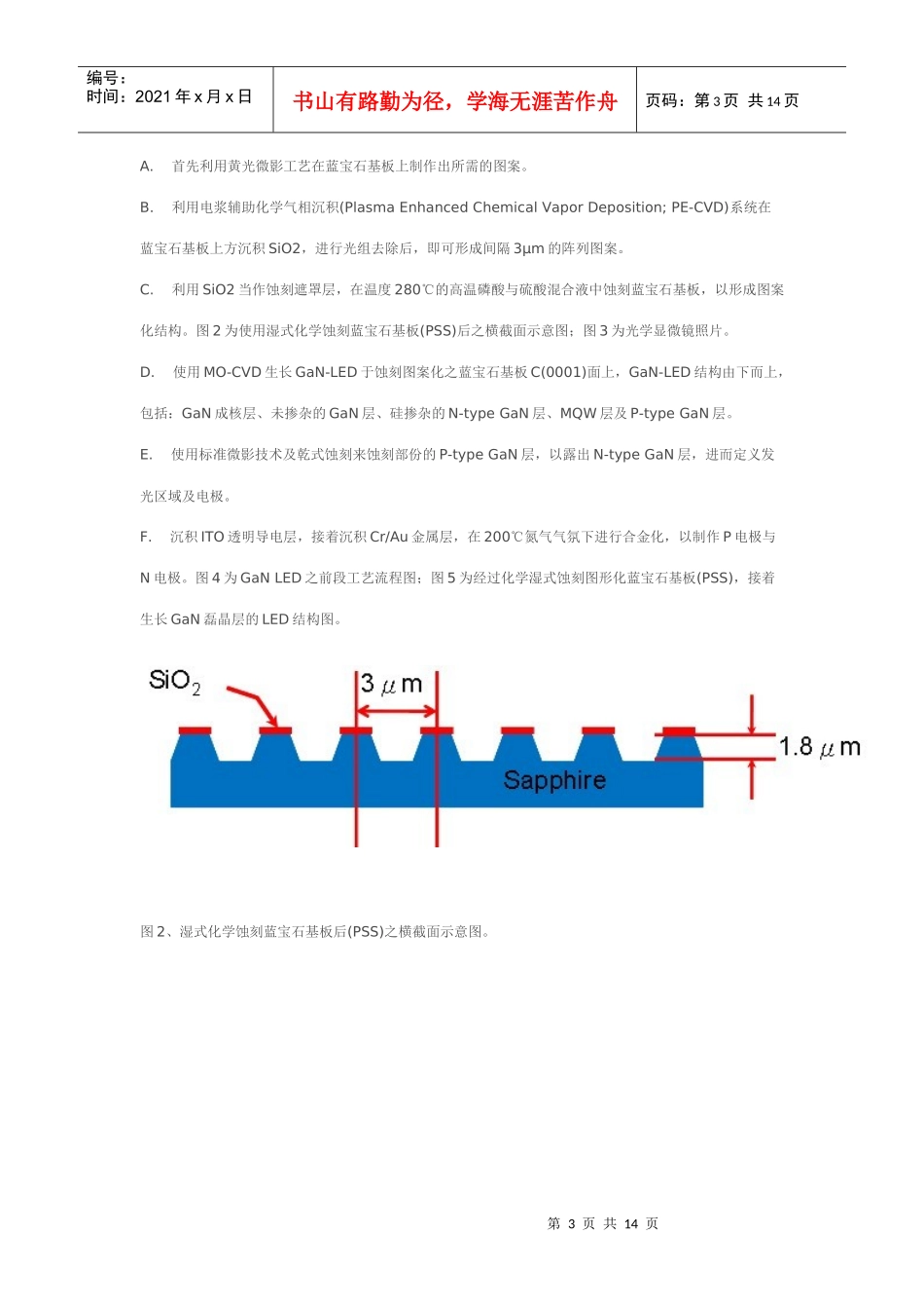 湿式蚀刻工艺提高LED光萃取效率之产能与良率_第3页
