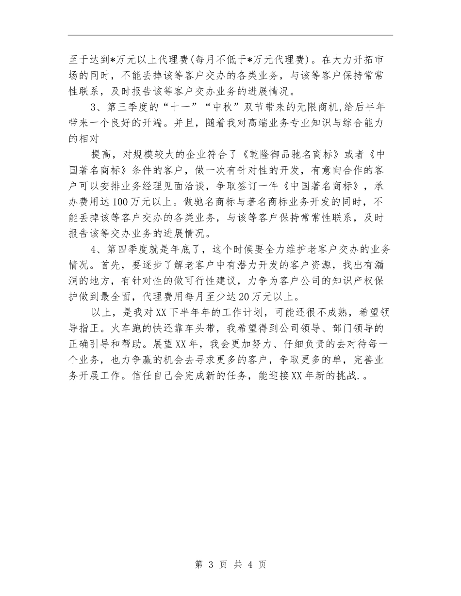 2024年11月个人履职工作计划【最新版】_第3页