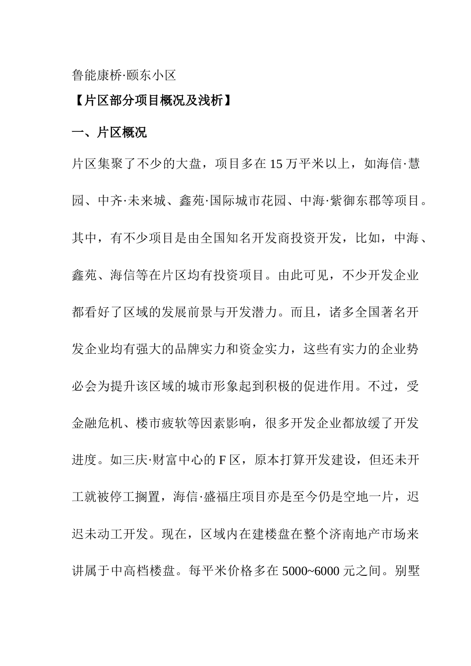 关于高新片区的市场调查_第2页