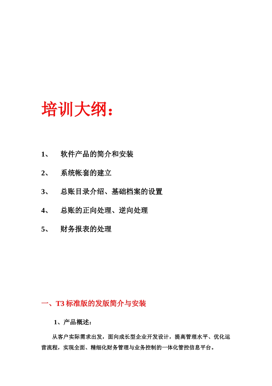 用友T3培训讲义_第2页