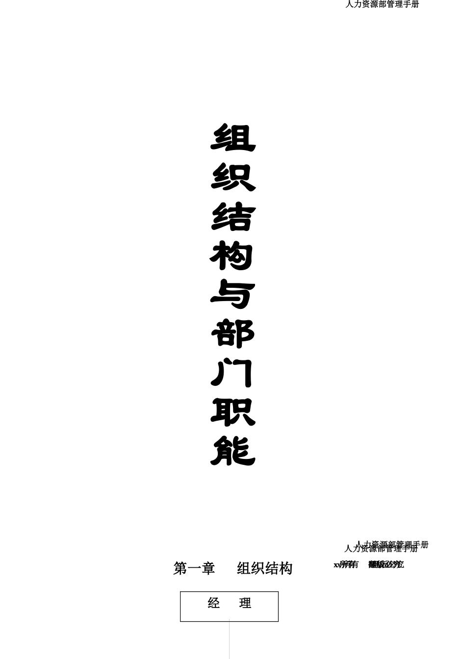 组织结构与部门间的职能_第1页