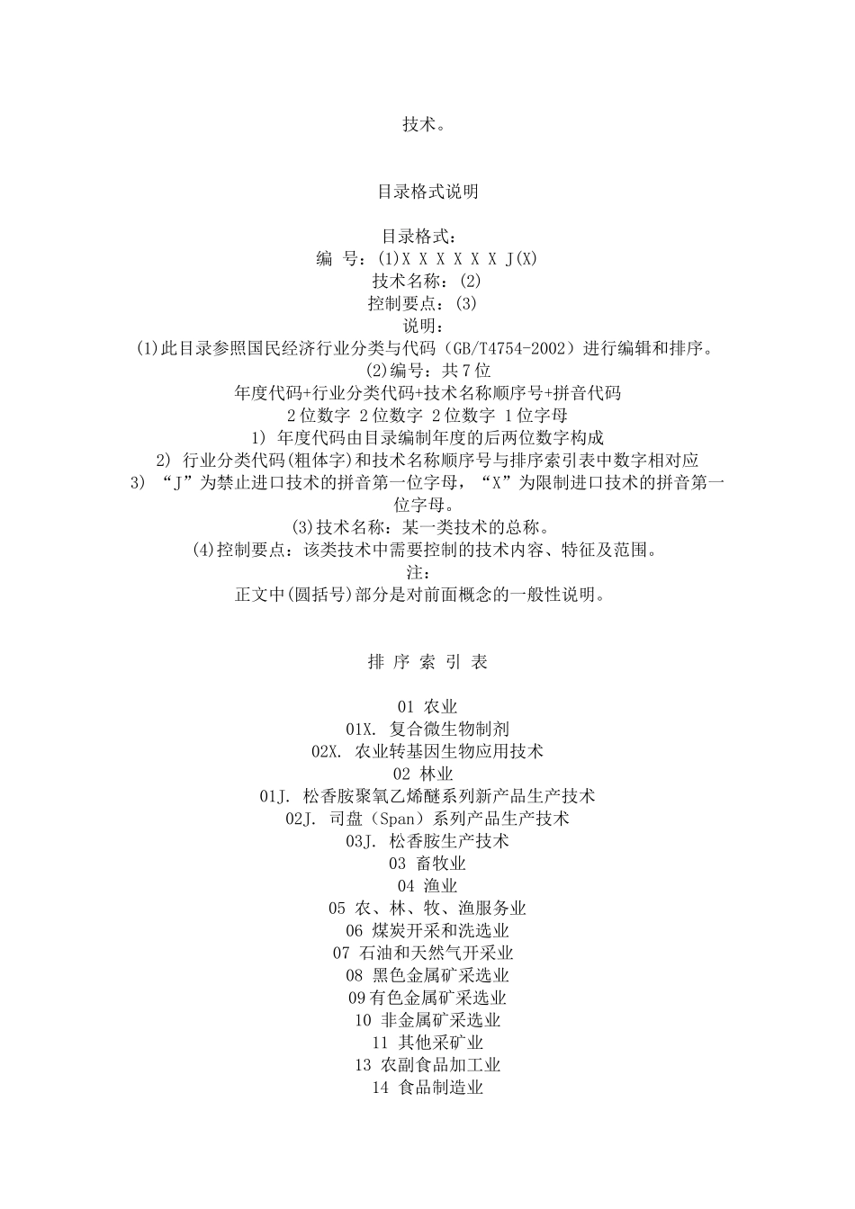公布中国禁止进口限制进口技术目录(修订后)_第2页