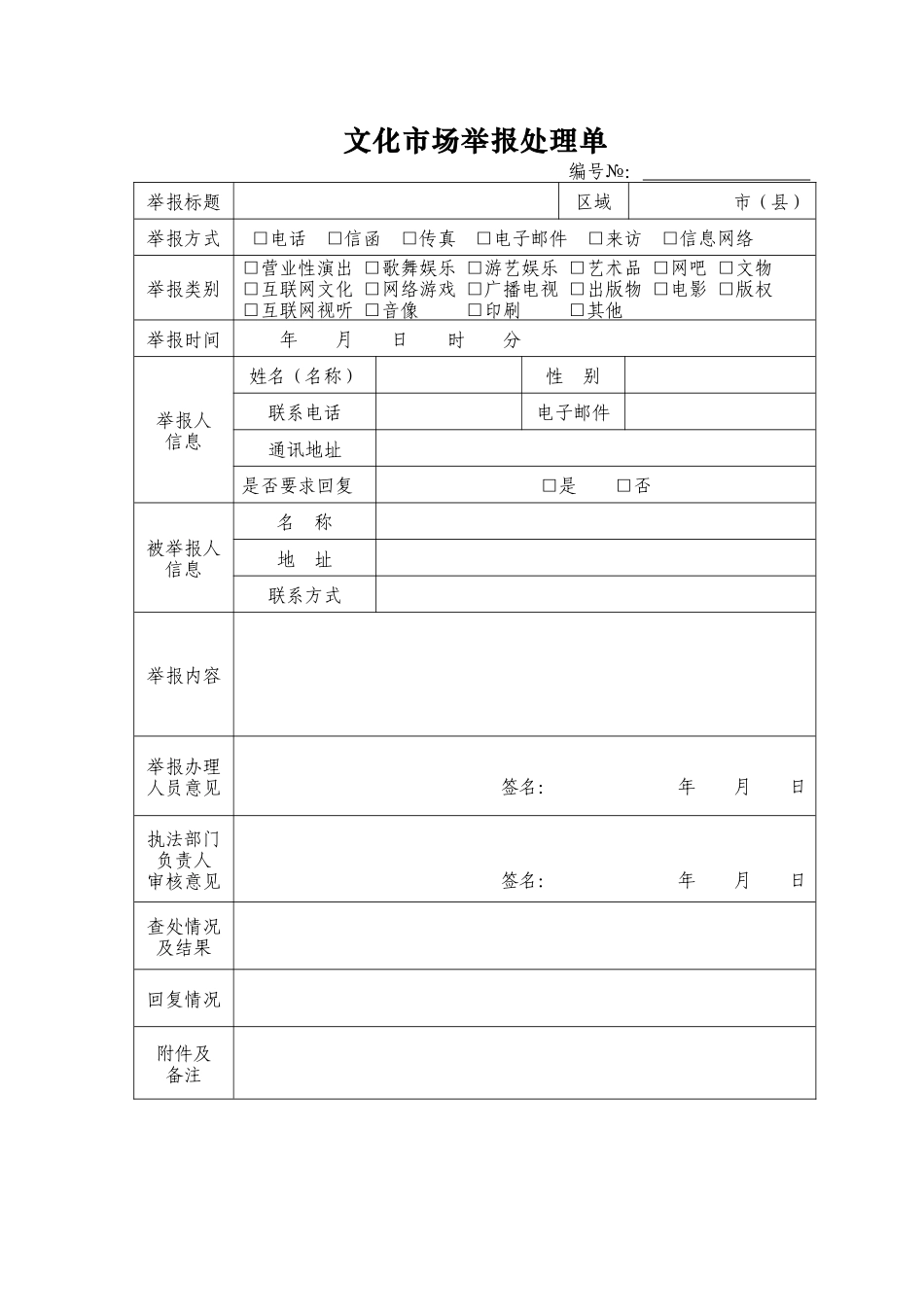 文化市场综合行政执法文书格式_第3页