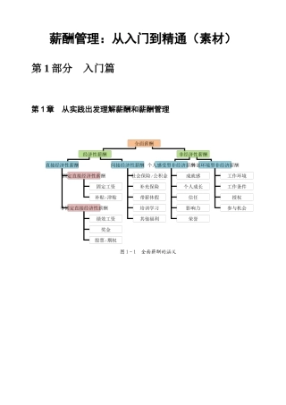 薪酬管理从入门到精通素材(38714)